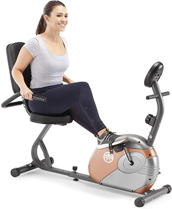 Marcy Recumbent Exercise Bike with Resistance