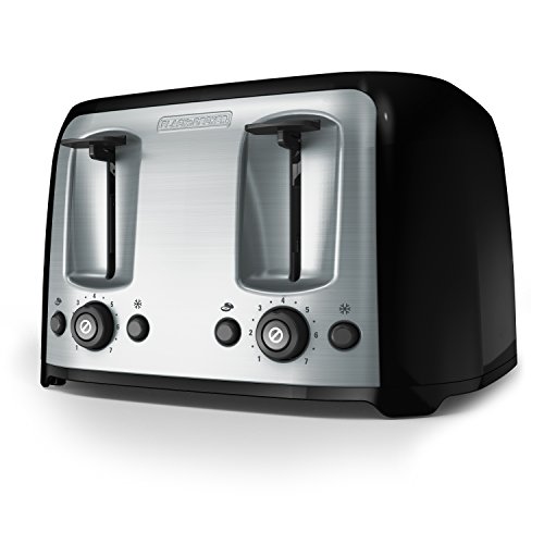 BLACK+DECKER 4-Slice Toaster,...