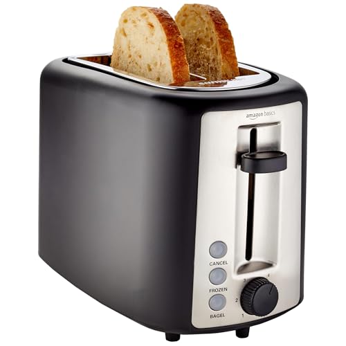 Amazon Basics 2 Slice Toaster,...